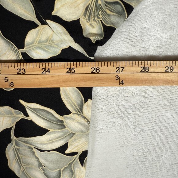 Tori Richard Honolulu Men Hawaiian Shirt Size XL Floral Single Pocket Made in US - Picture 3 of 10